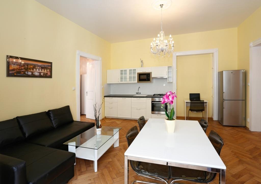 Apartment Pštrossova Praha Pokoj fotografie